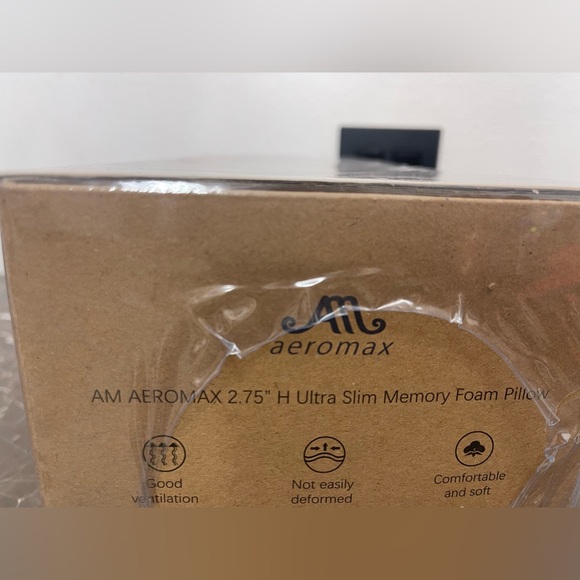 New! 2.75 Inches Standard Size Hyper Slim Memory Foam Pillow for Stomach and Bac - Picture 8 of 8